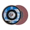Pferd 5" x 5/8-11 Thd. POLIFAN Flap Disc - A SG STEELOX, Aluminum oxide, 80 Grit, Flat 62262 - alternate 1